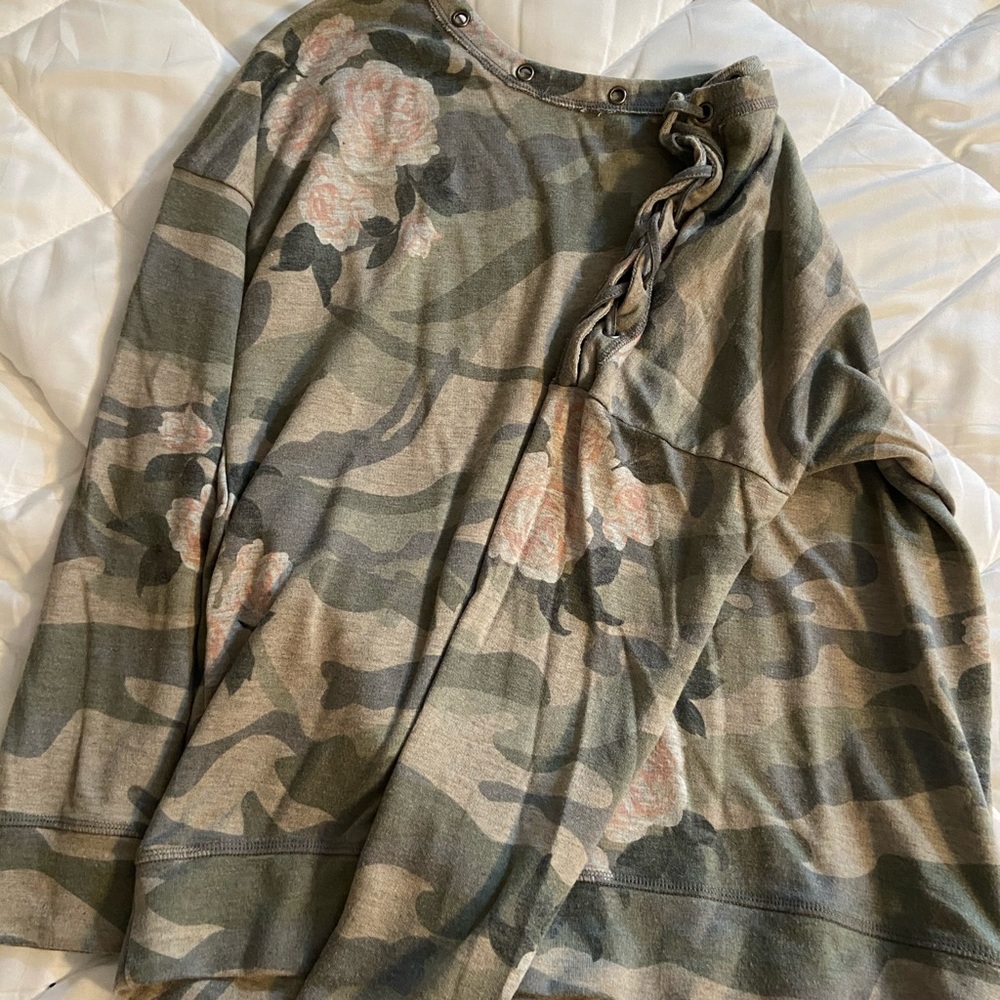 camo sweater